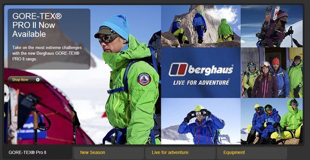 Berghaus Homepage Photos