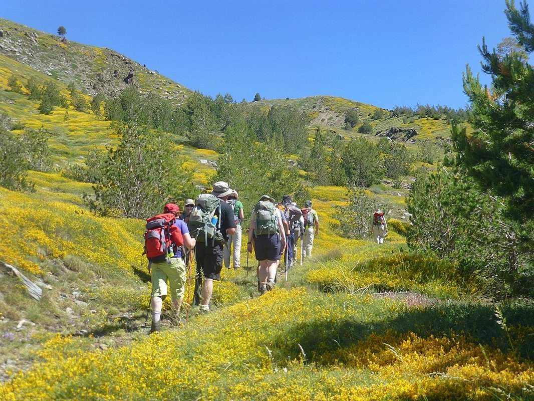 Group Walking, Hiking Holidays in the Alpujarras, Sierra Nevada, Spain